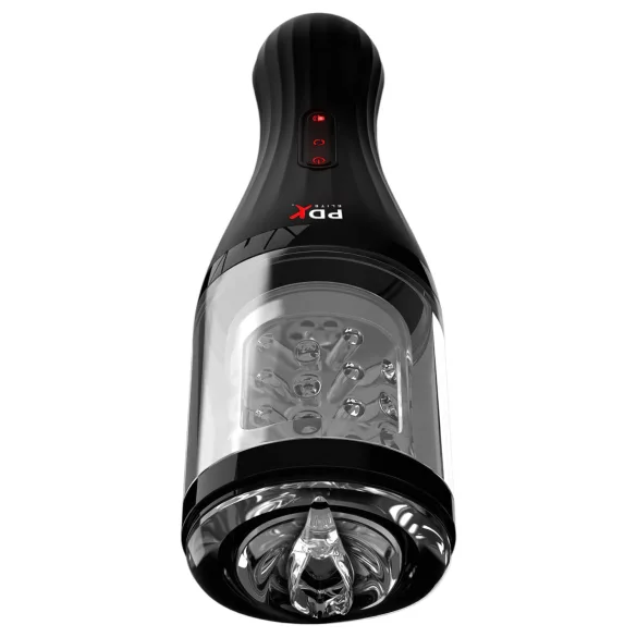 PDX Elite - masturbatore automatico uomo - trasparente nero