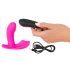 SMILE Panty - vibratore indossabile a batteria e radio (rosa)
