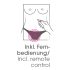 SMILE Panty - vibratore indossabile a batteria e radio (rosa)