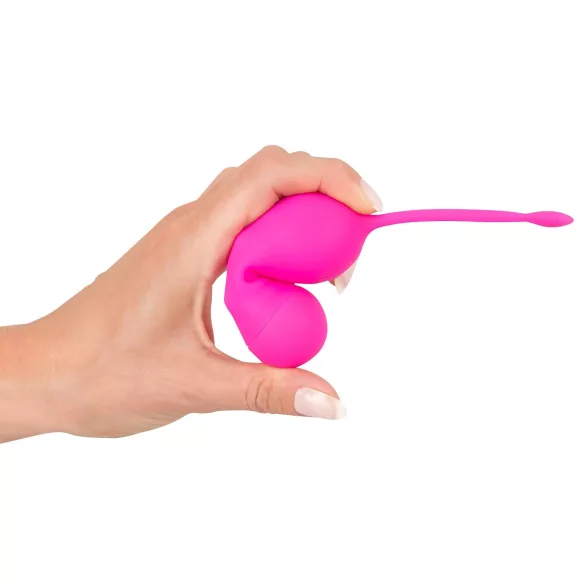SMILE - ovetto vibrante ricaricabile telecomandato - silicone rosa