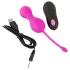 SMILE - ovetto vibrante ricaricabile telecomandato - silicone rosa