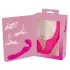You2Toys - Double2Teaser - vibratore strap-on senza imbracatura (rosa)
