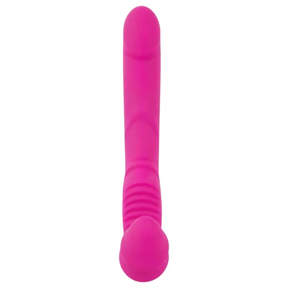 You2Toys - Double2Teaser - vibratore strap-on senza imbracatura (rosa)