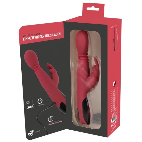 You2Toys - Vibratore punto G rotante e riscaldante - rosso