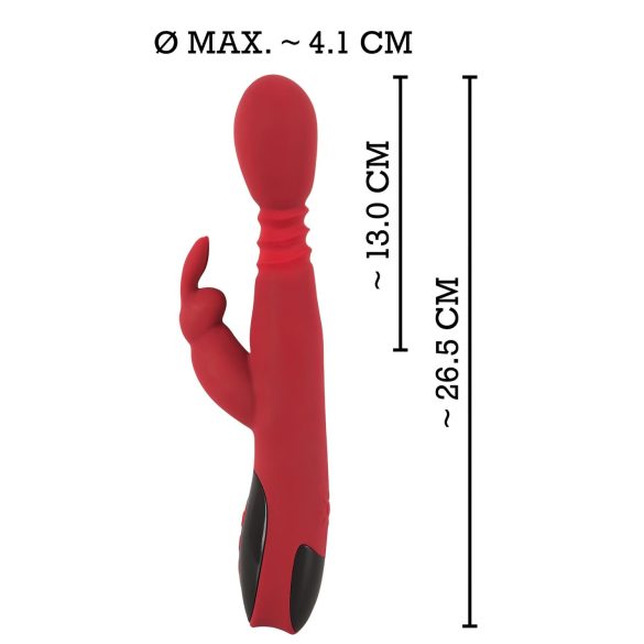 You2Toys - Vibratore punto G rotante e riscaldante - rosso