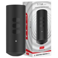   Kiiroo Titan Experience - masturbatore interattivo nero ricaricabile