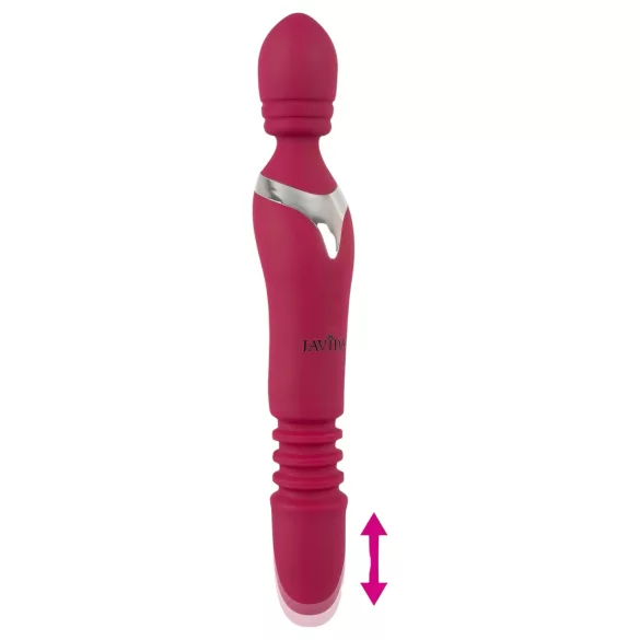 Javida Thrusting - vibratore massaggiante 3 in 1 (rosso)