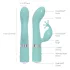 Pillow Talk Kinky - vibratore punto G ricaricabile con 2 motori (turchese)