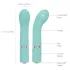 Pillow Talk Racy - vibratore punto G ricaricabile sottile - turchese