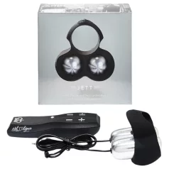 HOT Octopuss JETT - vibratore glande con 2 motori - nero