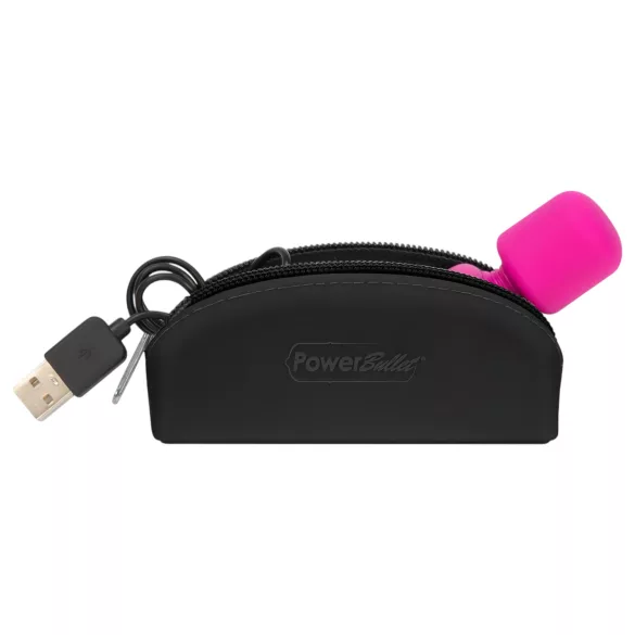 PalmPower - mini vibratore massaggiante wand - rosa/nero