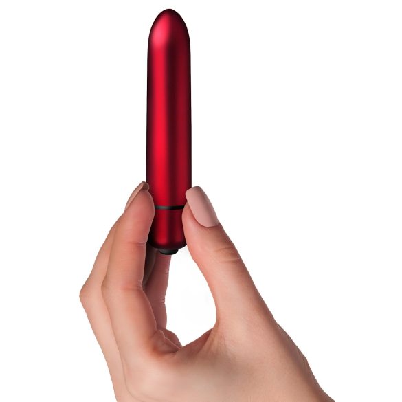 Scarlet Velvet - mini vibratore a forma di rossetto - 10 modalità - rosso