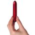 Scarlet Velvet - mini vibratore a forma di rossetto - 10 modalità - rosso