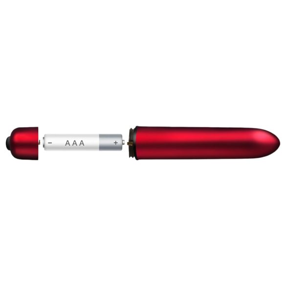 Scarlet Velvet - mini vibratore a forma di rossetto - 10 modalità - rosso