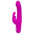 Happyrabbit Realistic Slim - vibratore con braccio clitorideo, ricaricabile (viola)