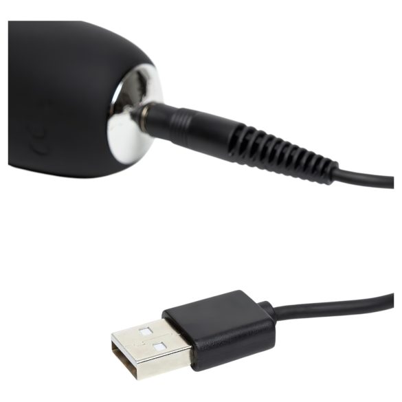 Happyrabbit - vibratore punto G slim - silicone nero