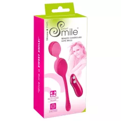   SMILE - palline vaginali vibranti con telecomando - 82g - rosa