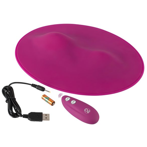 VibePad - cuscino vibrante a 2 motori con telecomando - viola