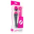 PalmPower Wand - vibratore massaggiante con powerbank - silicone rosa/grigio