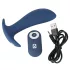 You2Toys - Plug anale vibrante ricaricabile telecomandato - silicone blu