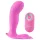 SMILE - vibratore strap-on ricaricabile con telecomando - punto G, rosa