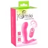 SMILE - vibratore strap-on ricaricabile con telecomando - punto G, rosa