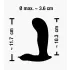 SMILE - vibratore strap-on ricaricabile con telecomando - punto G, rosa