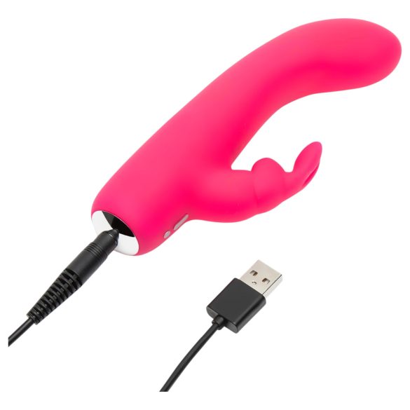 Happyrabbit - vibratore rabbit mini ricaricabile - silicone rosa
