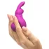 Happyrabbit - vibratore clitoride coniglio - silicone viola