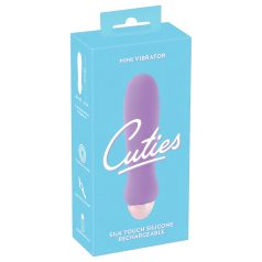   Cuties Mini Purple - vibratore mini ricaricabile silicone viola