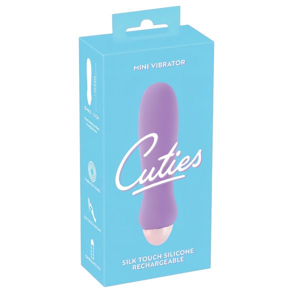 Cuties Mini Purple - vibratore mini ricaricabile silicone viola
