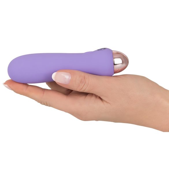 Cuties Mini Purple - vibratore mini ricaricabile silicone viola