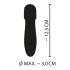 Cuties Mini Wand - vibratore massaggiante ricaricabile mini (verde)