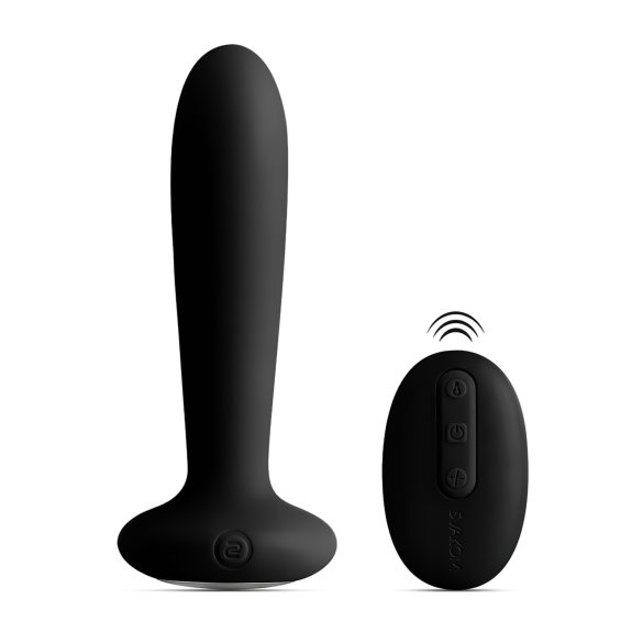 Svakom Primo - vibratore anale riscaldante, impermeabile, ricaricabile (nero)