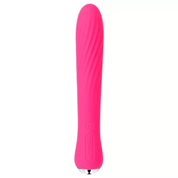 Svakom Anya - vibratore riscaldante ricaricabile - rosso