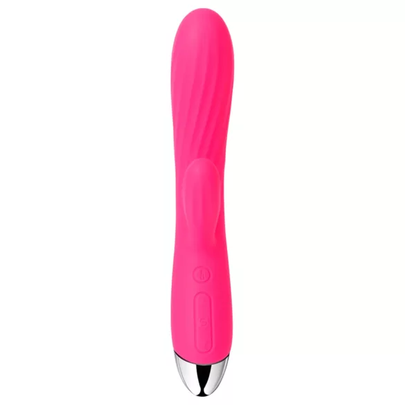 Svakom Angel - vibratore con braccio clitorideo riscaldante impermeabile rosso
