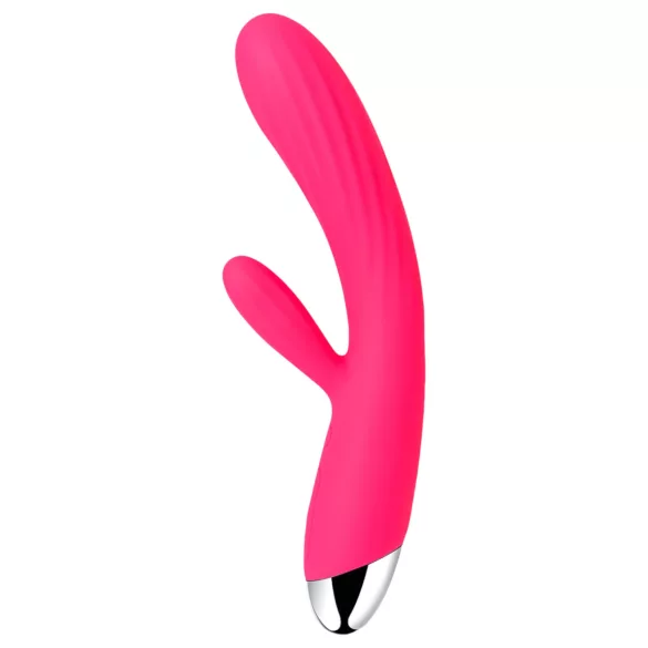 Svakom Angel - vibratore con braccio clitorideo riscaldante impermeabile rosso