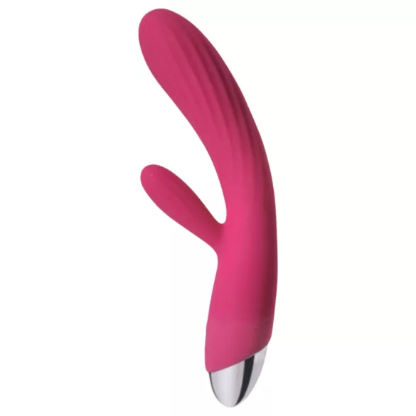 Svakom Angel - vibratore con braccio clitorideo riscaldante impermeabile rosso