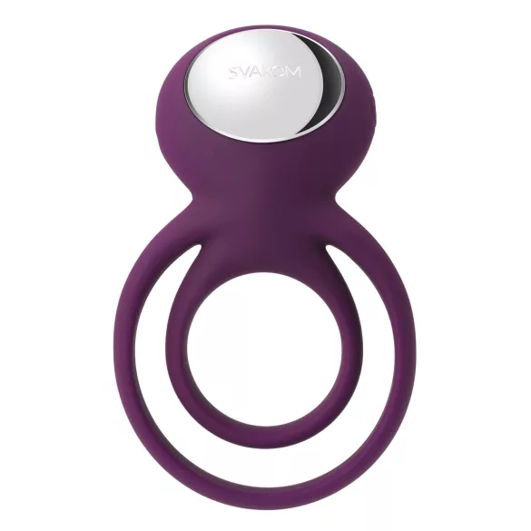 Svakom Tammy - anello vibrante pene e testicoli ricaricabile - silicone viola