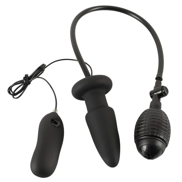 You2Toys - plug anale gonfiabile vibrante - nero