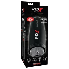   PDX Elite Moto Bator 2 - vagina artificiale nera con movimento su‑giù e funzione di aspirazione