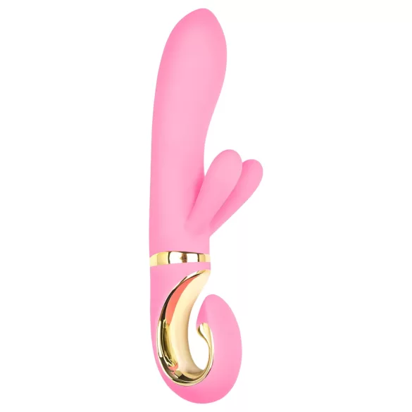 G-Vibe GRabbit - vibratore punto G ricaricabile 3 motori silicone rosa