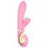 G-Vibe GRabbit - vibratore punto G ricaricabile 3 motori silicone rosa