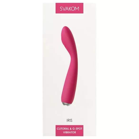 Svakom Iris - vibratore punto G ricaricabile impermeabile rosso