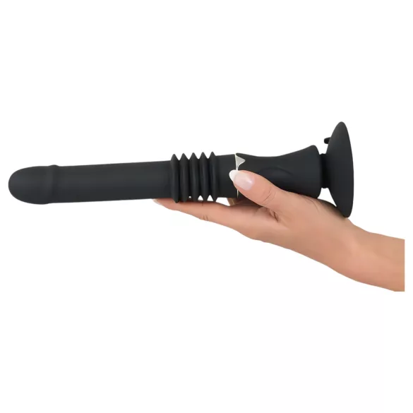 You2Toys - macchina del sesso - vibratore spingente con ventosa - nero