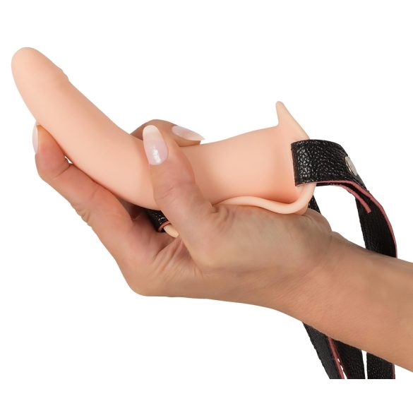 You2Toys - strap-on vibratore ricaricabile - dildo realistico color carne