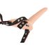 You2Toys - strap-on vibratore ricaricabile - dildo realistico color carne