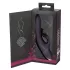 Javida - vibratore impermeabile con succhiaclitoride - silicone viola