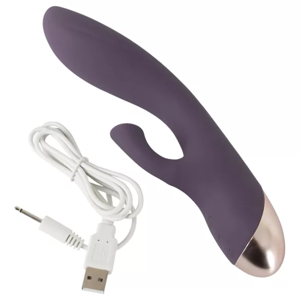 Javida - vibratore impermeabile con succhiaclitoride - silicone viola