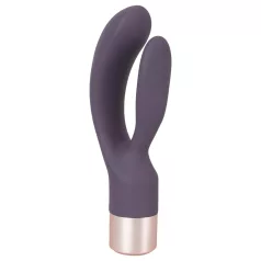   You2Toys Elegant Double - vibratore rabbit ricaricabile - silicone viola